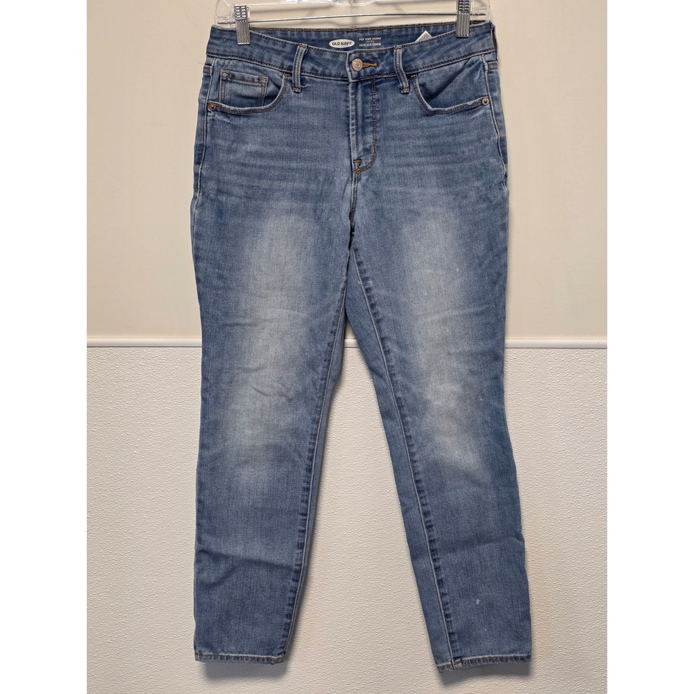Old Navy High Waisted Pop Icon‎ Super Skinny Jeans Light Wash Size 6